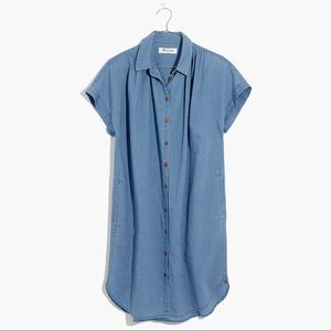 Madewell Central Linen Blend Dress